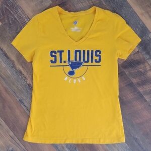 St. Louis Blues Yellow T-Shirt Size S